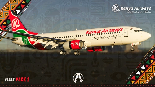 Kenya Airways PMDG 738 HDU update + Pack 1