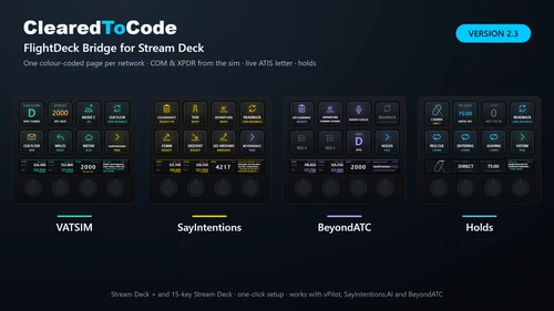 FlightDeck Bridge v2.3 is out – now with BeyondATC! 🎧