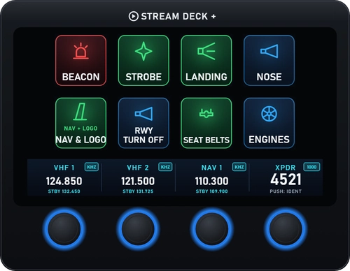 Fenix Deck v1.0.0.2 - Radios on the dials + real FCU push/pull