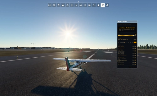 MSFS Interactive World Radio - IN-SIM-PANEL