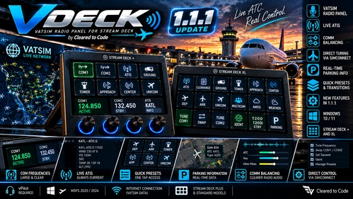 vDeck 1.1.1 - transponder done right + one-click setup