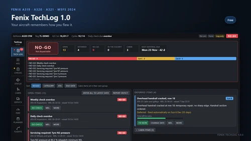 Fenix TechLog v1.0.0