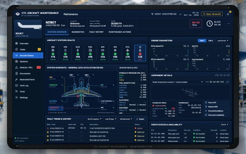 Fenix A319 / A320 / A321 pack for CTC Aircraft Maintenance is out