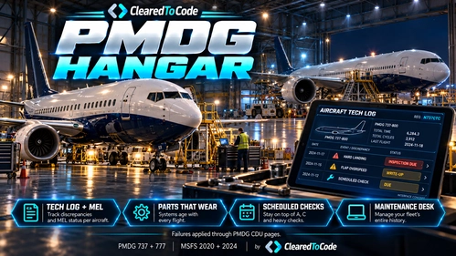 PMDG Hangar 1.2.0 - your PMDG remembers even more
