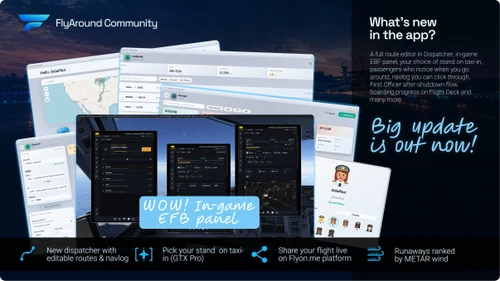 FlyAround Community | New release 26.11.0