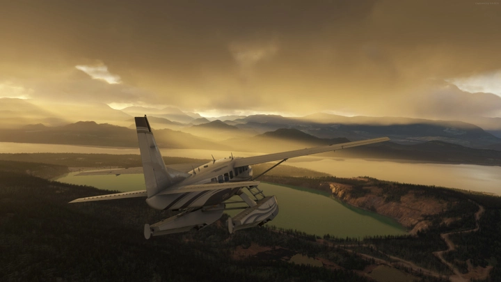 Flight Simulator wallpaper 3840x2160 by EduSCA