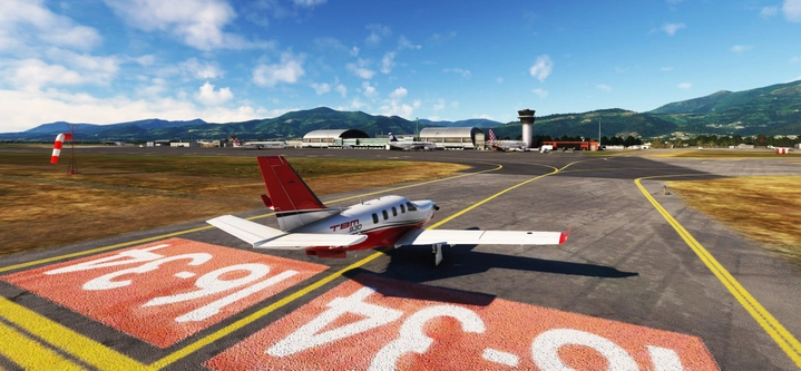 Flight Simulator wallpaper 2560x1185 by scorpi
