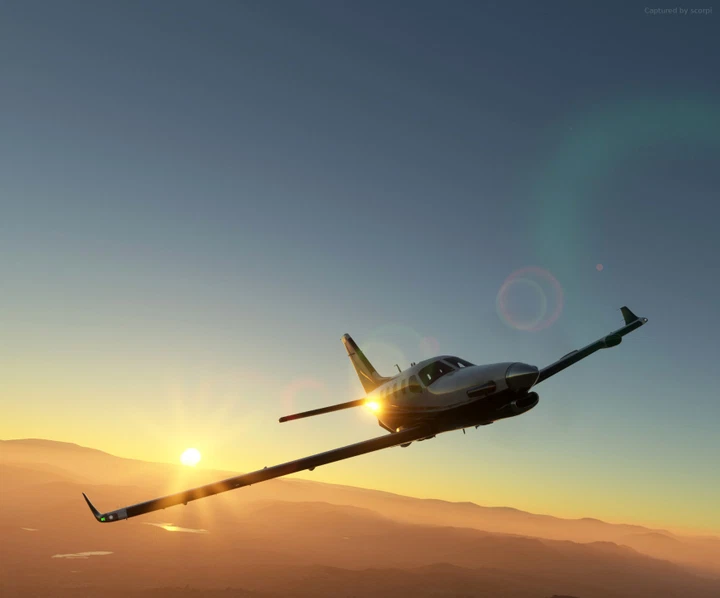 Flight Simulator wallpaper 1733x1440 by scorpi
