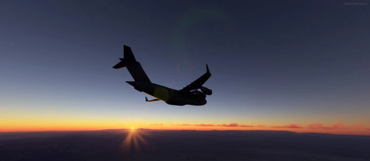 Flight Simulator wallpaper 2560x1112 by scorpi