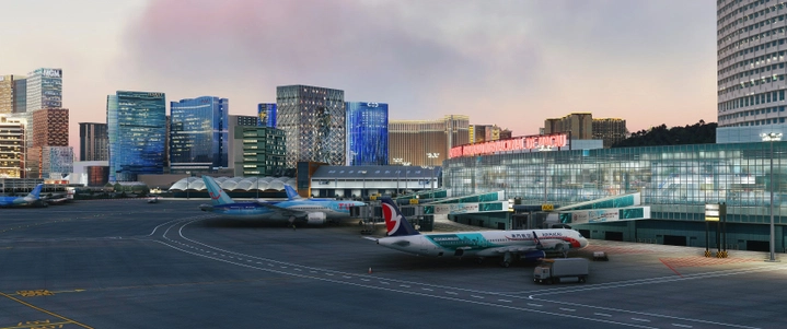 Flight Simulator wallpaper 3440x1440 by CgiCgm