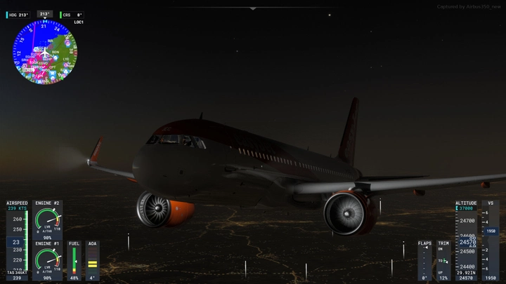 Flight Simulator wallpaper 1919x1079 by Airbus350_new