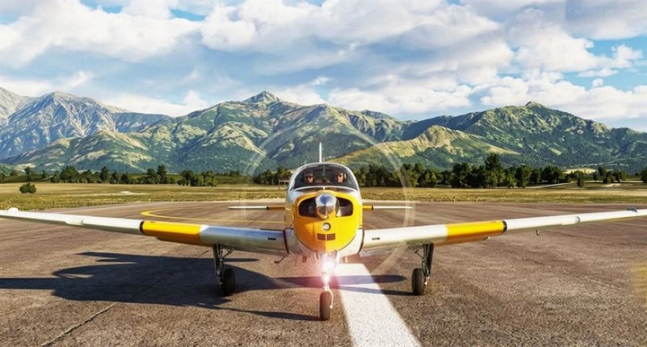 Flight Simulator wallpaper 1488x800 by scorpi