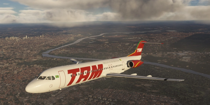 Flight Simulator wallpaper 2354x1176 by rafaramos