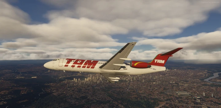 Flight Simulator wallpaper 2396x1172 by rafaramos