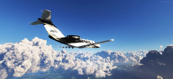 Flight Simulator wallpaper 2560x1172 by scorpi