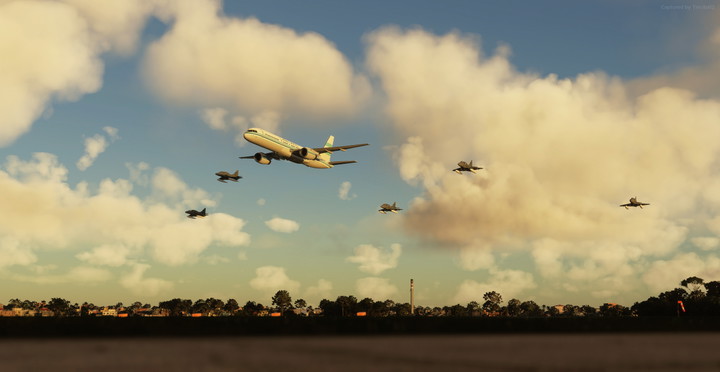 Flight Simulator wallpaper 2559x1321 by Tincito02