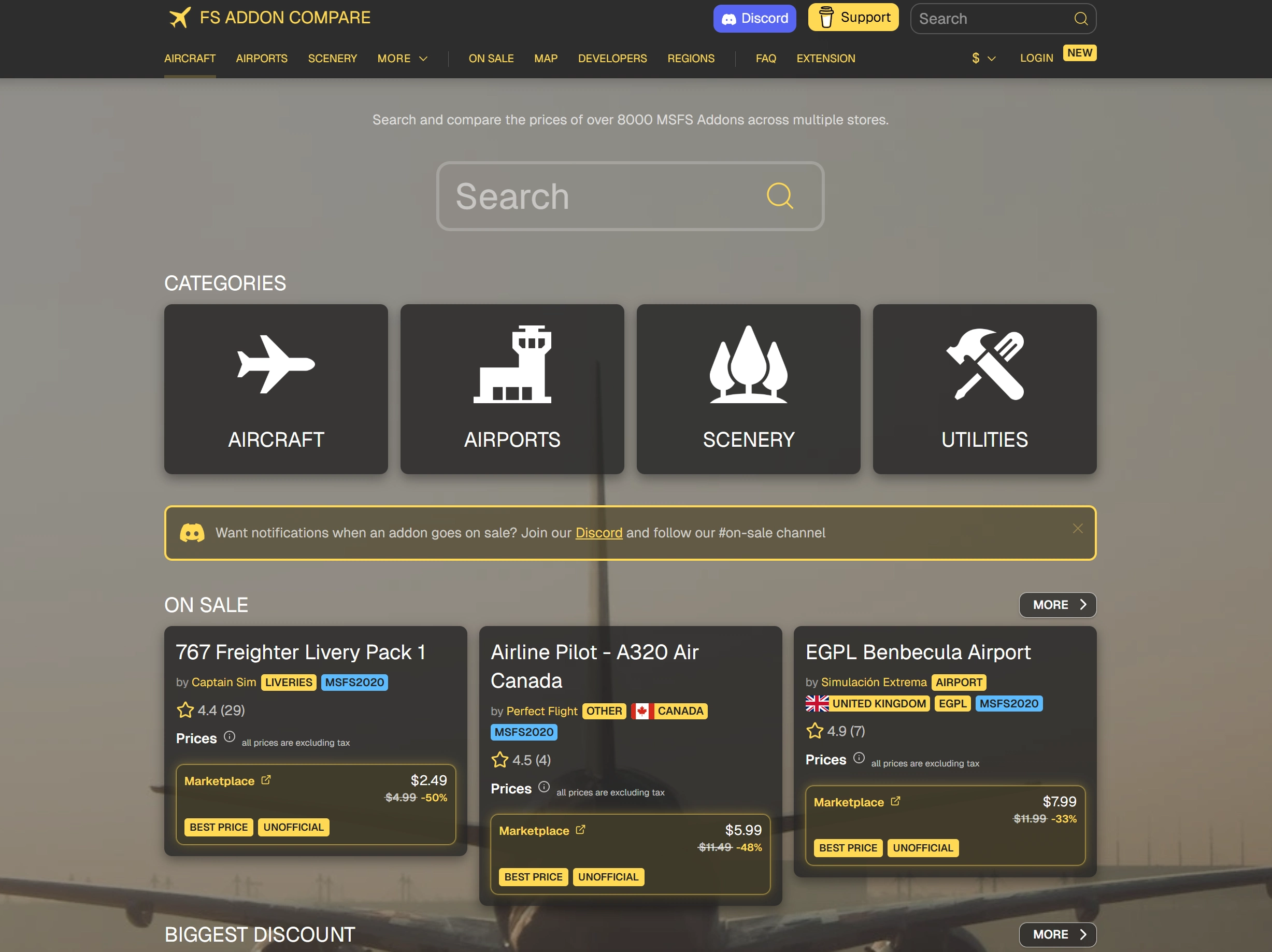 FSAddonCompare - Search and compare MSFS Addon Prices