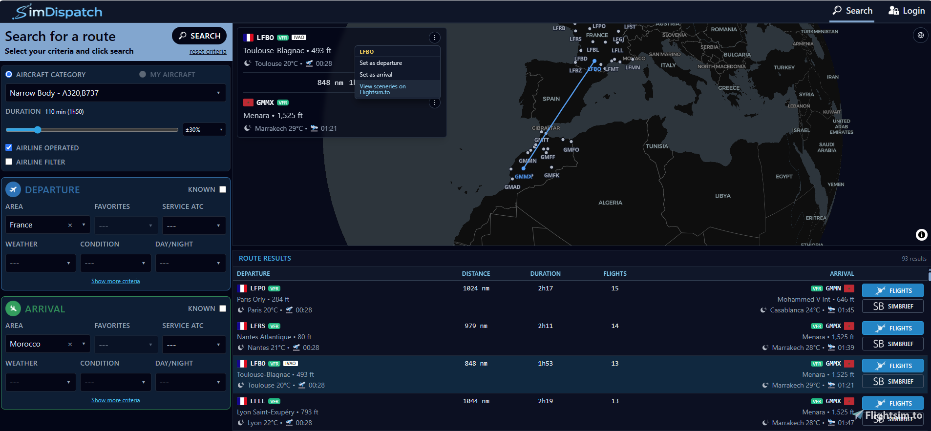 SimDispatch